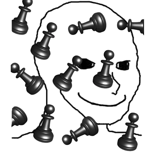 эскиз шахматная фигура искусство