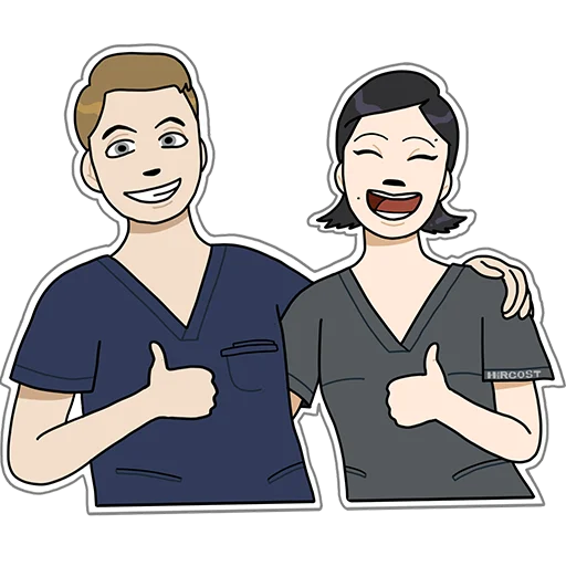 Sticker Hircost people - 2