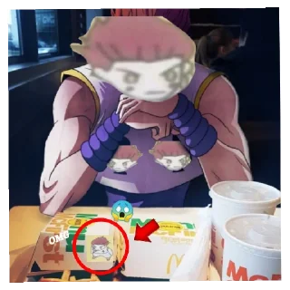 Стикер Хисока - 9