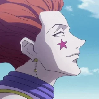 Sticker ‌𓄂Hisoka -➤ @STEK_ER  ೄྀ࿐ ˊˎ- - 1