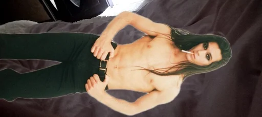 person human face chest