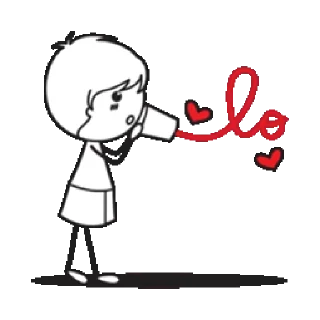 Стикер Love You @stickersb2b - 10