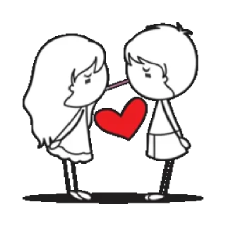 Стикер Love You @stickersb2b - 1