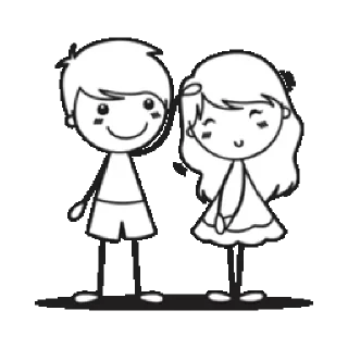 Стикер Love You @stickersb2b - 6