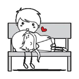 Стикер Love You @stickersb2b - 7