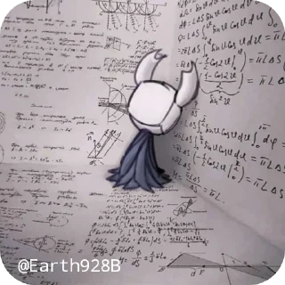 Стикер Hollow Knight • @Earth928B - 3