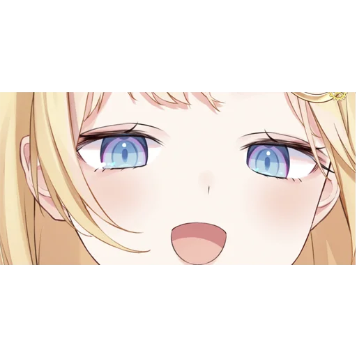 anime cartoon human face