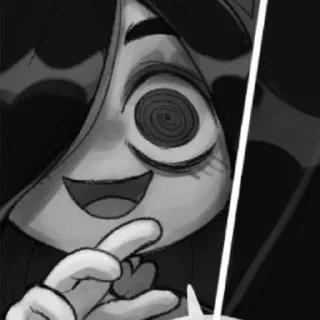 black and white cartoon art