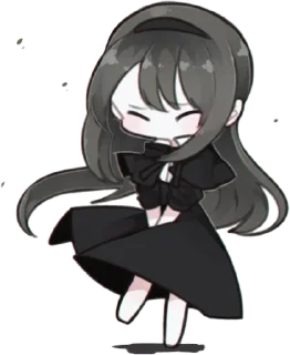 Стикер Homura Akemi :: @meowblog - 10