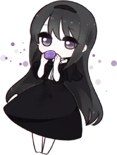 Стикер Homura Akemi :: @meowblog - 8