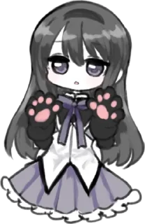 Стикер Homura Akemi :: @meowblog - 0