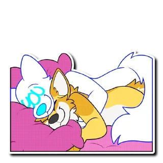 Стикер Honeyfolf - 11