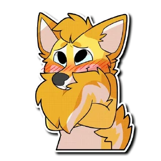 Стикер Honeyfolf - 9