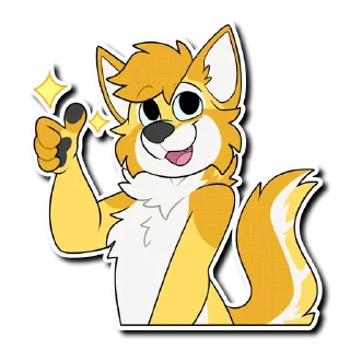 Стикер Honeyfolf - 8