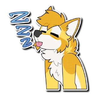 Стикер Honeyfolf - 2