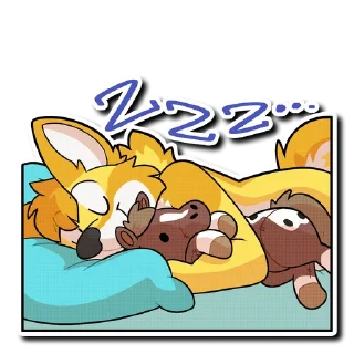 Стикер Honeyfolf - 5