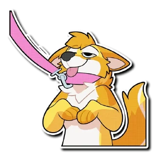 Стикер Honeyfolf - 7