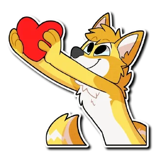 Стикер Honeyfolf - 10