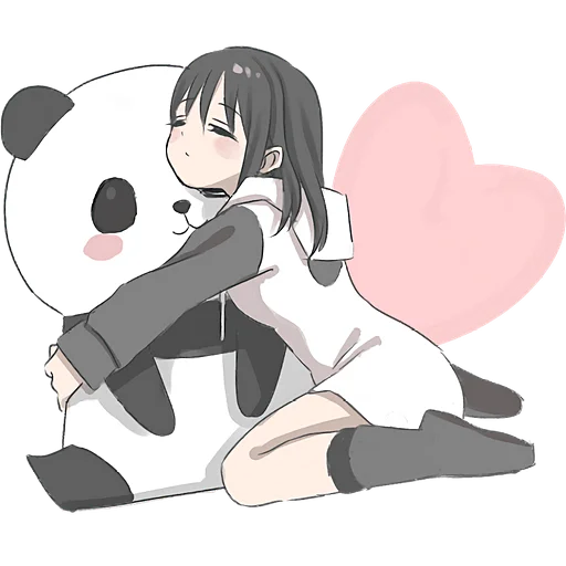 Sticker Hoodie_Panda_Nyasticks - 1