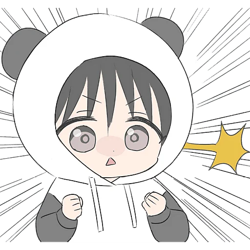 Sticker Hoodie_Panda_Nyasticks - 1