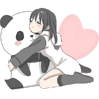 Стикер Худи-панда @Nyasticks - 9