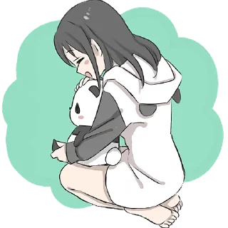 Стикер Худи-панда @Nyasticks - 6