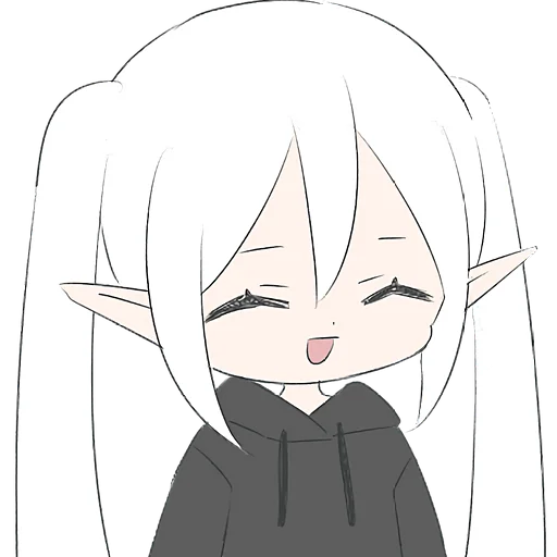 Sticker Hoodie_elf_Nyasticks - 1