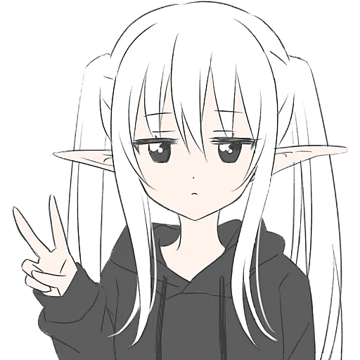 Sticker Hoodie_elf_Nyasticks - 1