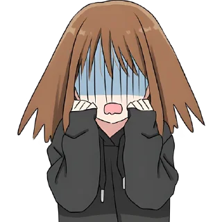 Стикер Худи-тян @Nyasticks - 8