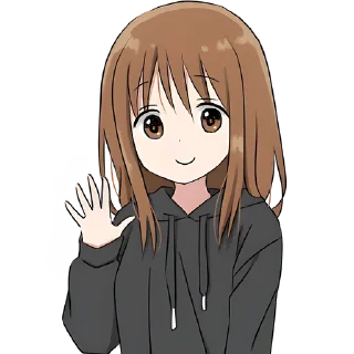 Стикер Худи-тян @Nyasticks - 10