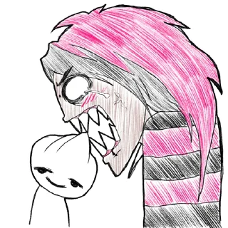 Стикер horrorxchomp @eto_zhe_sovest - 2