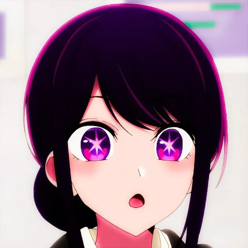 Sticker HoshinoAi_OshiNoKoStArSs_by_moe_sticker_bot - 1