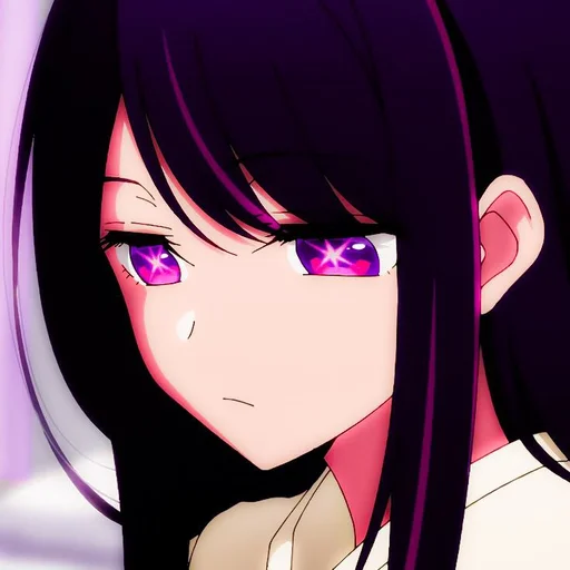 Sticker HoshinoAi_OshiNoKoStArSs_by_moe_sticker_bot - 1