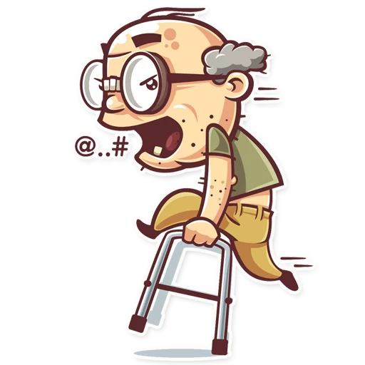 Стикер Hot_grandpa - 1