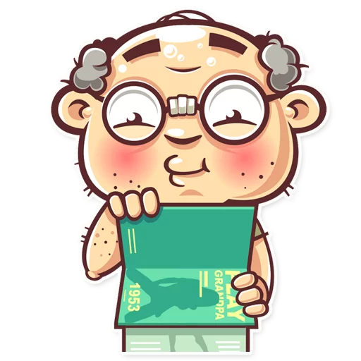 Sticker Grandpy - 0