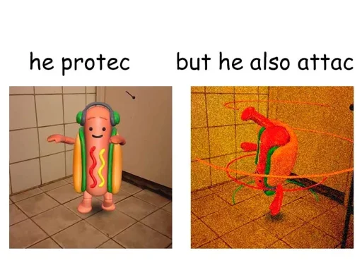 Стикер HotdogMemes - 1