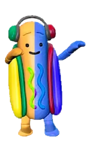 Sticker Hot hot-dog by @stickerus - 2