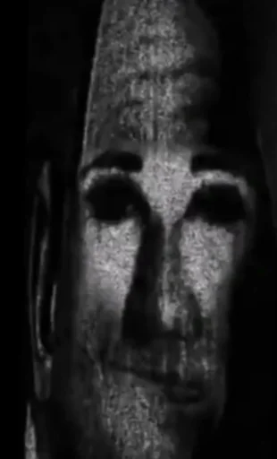 black and white statue portrait