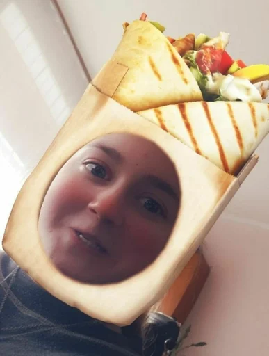 Человек фаст-фуд комнатный