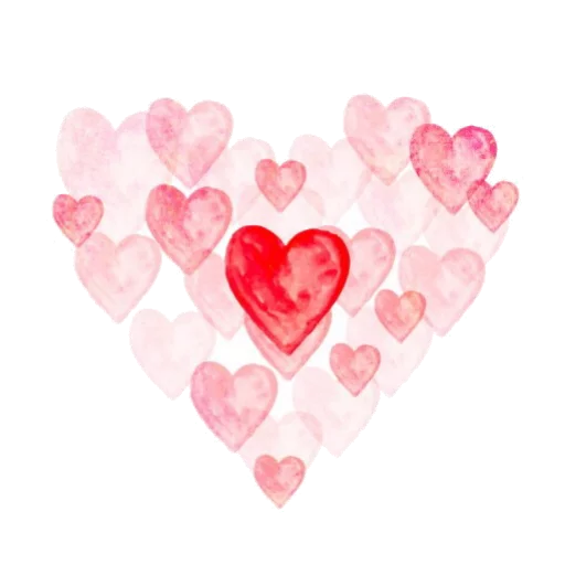 сердце День Святого Валентина розовый