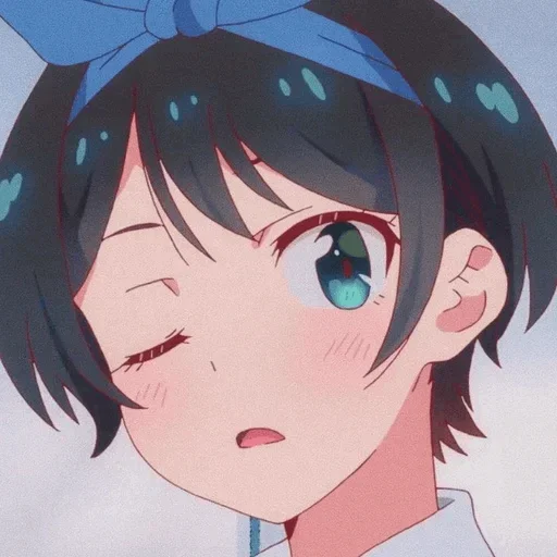 Стикер @anime_stickerr Сарашина Рука - 9