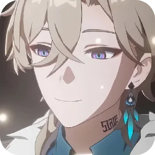 Стикер @hstarrailstickers avanturín - 5