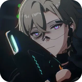 Стикер @hstarrailstickers avanturín - 7