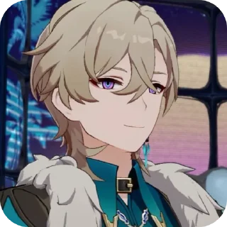 Стикер @hstarrailstickers avanturín - 1