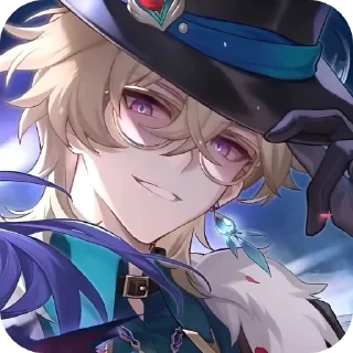 Стикер @hstarrailstickers avanturín - 4