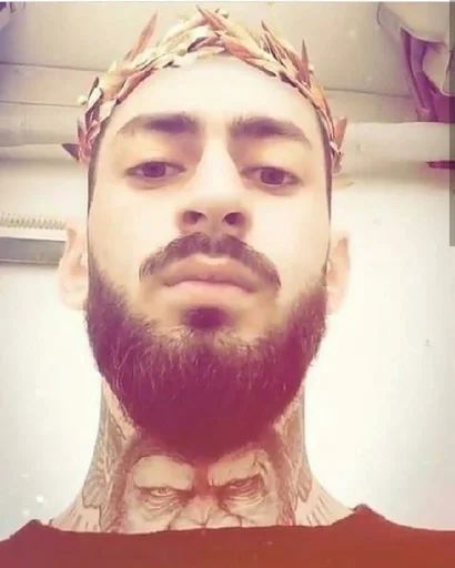 human beard human face selfie