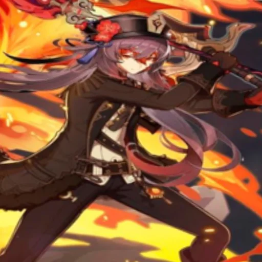 Стикер Ху Тао супермаси - 6