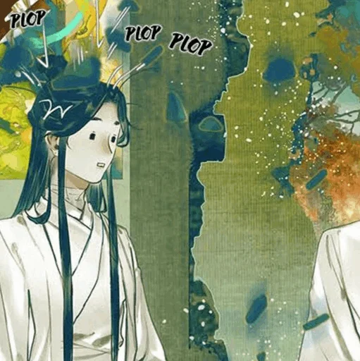 painting illustration anime