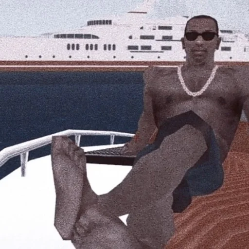 Человек корабль на открытом воздухе