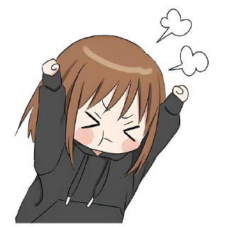 Стикер Худи-тян @nyasticks - 0